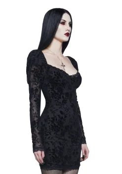 Widow Dresses|Mini Dresses*Cut Class Mesh Mini Dress