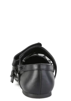 Demonia Flats|Mary Janes*Daisy-08 Studded Ballet Flats