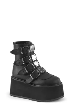 Demonia Boots|Platforms*Damned-105 Buckle Boots