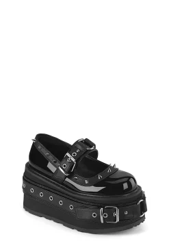 Demonia Platforms|Mary Janes*Damned-20 Platform Mary Janes