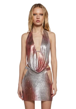 Club Exx Dresses|Plus*Dance Heat Chainmail Dress