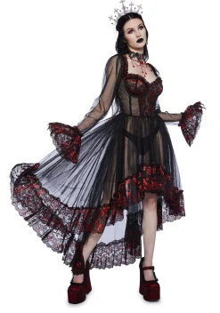 Widow Dresses*Dance With Death High-Low Dress