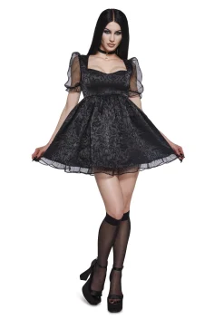 Widow Dresses*Dark Bidding Babydoll Dress