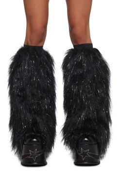 x_Leg Avenue Socks & Tights*Dark Desert Stomper Furry Leg Warmers