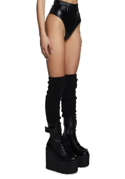 Club Exx Bottoms*Dark Euphoric Element Metallic Bottoms