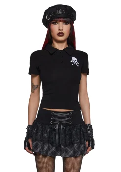 Widow Tops|Plus*Dark Games Short Sleeve Top