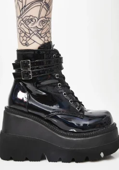 Demonia Boots|Platforms*Dark Prism Technopagan Boots