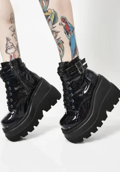 Demonia Boots|Platforms*Dark Prism Technopagan Boots