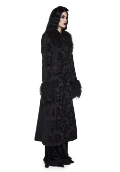 Widow Outerwear|Plus*Darkest Depths Brocade Duster