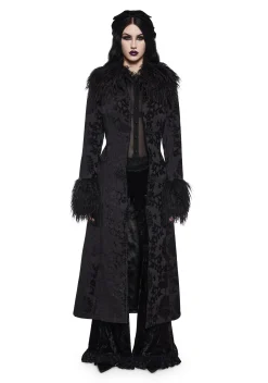 Widow Outerwear|Plus*Darkest Depths Brocade Duster