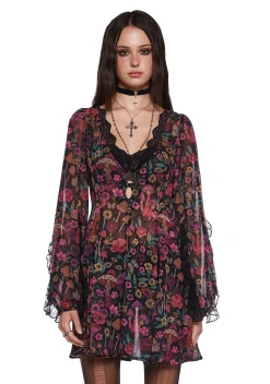 Current Mood Dresses|Mini Dresses*Daydreamer Floral Mini Dress
