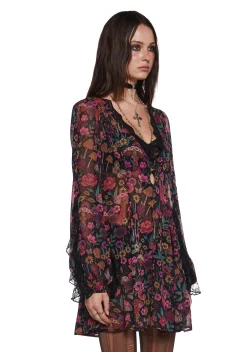 Current Mood Dresses|Mini Dresses*Daydreamer Floral Mini Dress