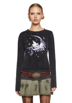 Current Mood Tops|Plus*Daydreaming Muse Graphic Tee