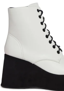 x_Rasolli Boots|Platforms*Daylight Club Platform Boots-White