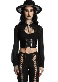 Widow Corsets|Tops*Dead Of Night Underboob Corset