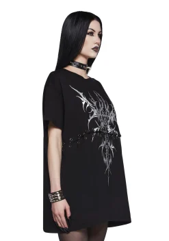 Widow Tops|Plus*Death Metal Master Graphic Tee