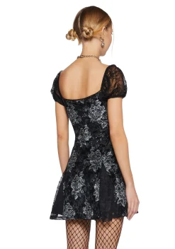 Current Mood Dresses|Mini Dresses*Defiant Love Mini Dress - Silver