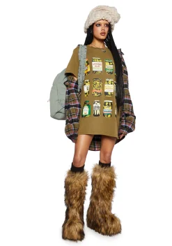 Current Mood Tops*Delicious Treats Oversized Tee