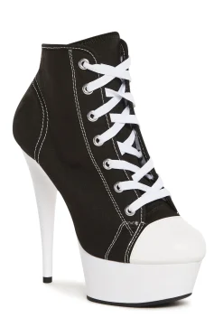 Pleaser Platforms|Sneakers*Delight-600SK-O2 Platform Lace-Up Sneakers