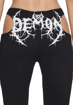 Widow Bottoms|Pants*Demon Maiden Cut Out Pants