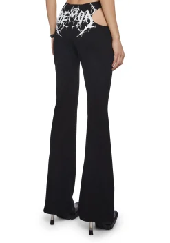 Widow Bottoms|Pants*Demon Maiden Cut Out Pants