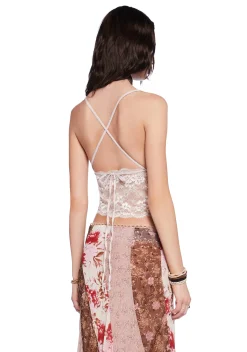 Current Mood Tops*Desert Rose Convertible Cami Top - Off White