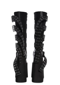 Widow Boots|Platforms*Desolate Destination Platform Boots