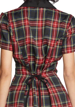 Current Mood Dresses*Devil You Don't Exist Plaid Dress