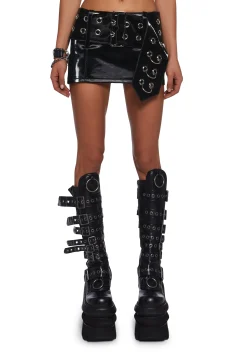 DARKER WAVS Bottoms|Skirts*Diatonic Belted Mini Skirt