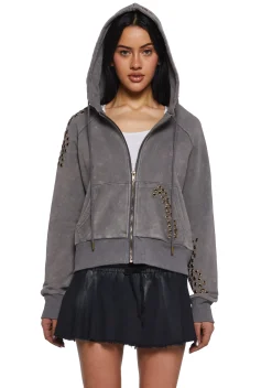 Current Mood Outerwear|Sweatshirts & Hoodies*Dirty Daylight Crop Hoodie