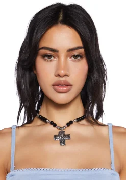 x_CIEL Jewelry*Divine Nature Cross Necklace