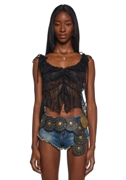 Current Mood Tops|Plus*Do Me A Favor Ruffled Top