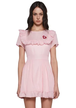 Dolls Kill x Hole Dresses*Doll Heart Babydoll Dress