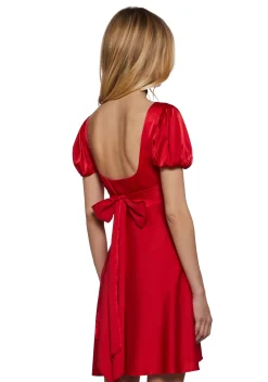 Sugar Thrillz Dresses|Plus*Dolled Up Satin Dress