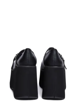 Demonia Platforms|Mary Janes*Dollhaus Platform Mary Janes