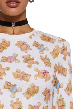 dELiA*s by Dolls Kill Tops*Double Stuffed Thermal Top