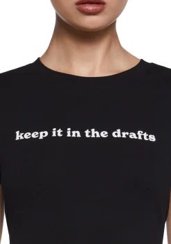 Generation Kiss Tops|Plus*Draft Mode Baby Tee