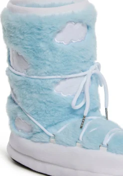 dELiA*s by Dolls Kill Boots*Dreamscape Love Cloud Slipper Boots