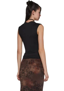 X_TEMPTATION LA Tops*Dress Code Violation Crop Top