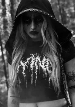 Widow Tops|Plus*Dying Inside Baby Tee