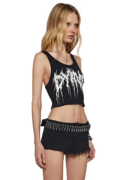 Widow Tops|Plus*Dying Ribbed Tank Top