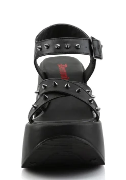 Demonia Heels*DYNAMITE-02 Dark Party In My Head Platforms