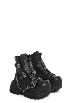 Demonia Boots*Echo-60 Harcore Ankle Boots