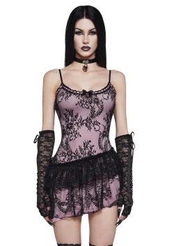 Widow Dresses|Mini Dresses*Eclipsed Romance Lace Mini Dress