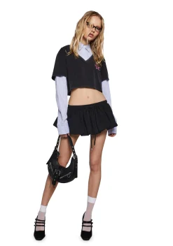 dELiA*s by Dolls Kill Tops|Plus*Elegant Turn Short Sleeve Top