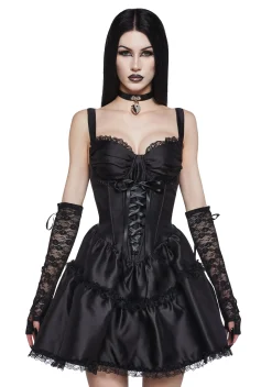 Widow Dresses|Mini Dresses*Embraced By The Night Mini Dress