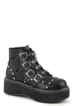 Demonia Boots|Platforms*Emily Buckled Platform Boots