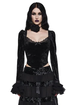 Widow Tops*Enamored Galore Long Sleeve Top