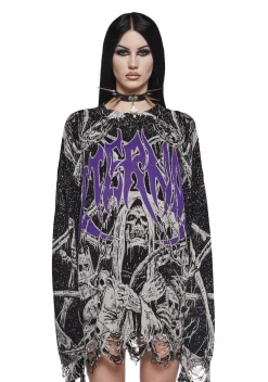 Widow Outerwear|Sweatshirts & Hoodies*Eternally Sinful Knit Sweater