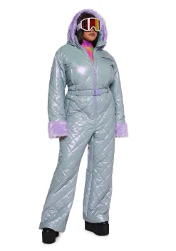 Club Exx Plus*Euphoric Escapades Quilted Snowsuit